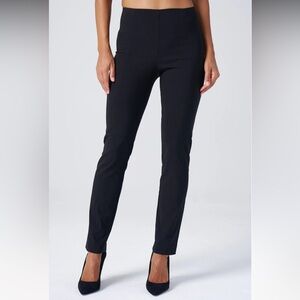 New Franne Golde All-Season Tapered Pant Black NWT Business Casual Women’s Large
